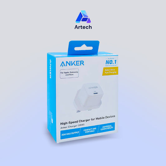 Anker White High Speed Charger (20W)