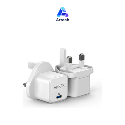 شاحن Anker White عالي السرعة (20 واط)