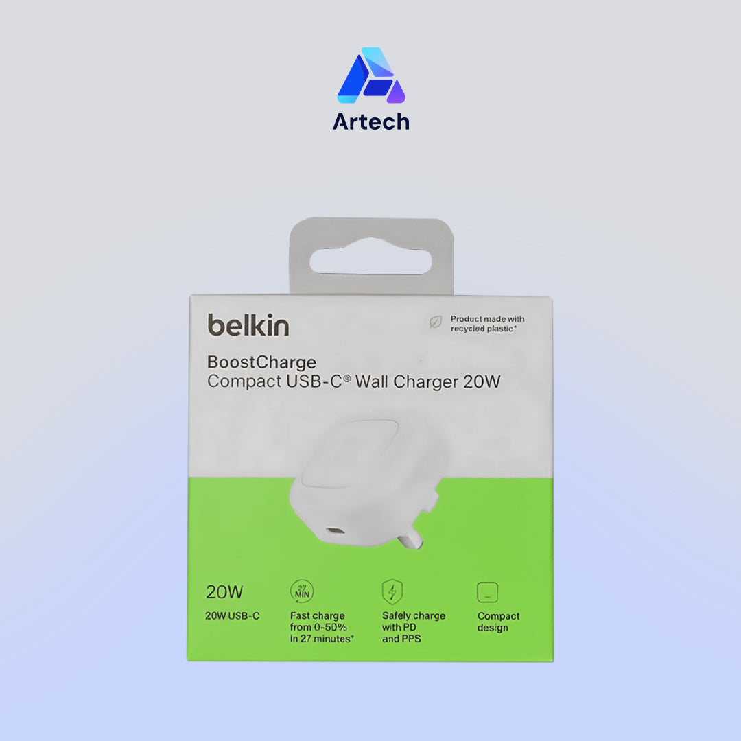 Belkin Boost Charge Compact USB-C® Wall Charger 20W
