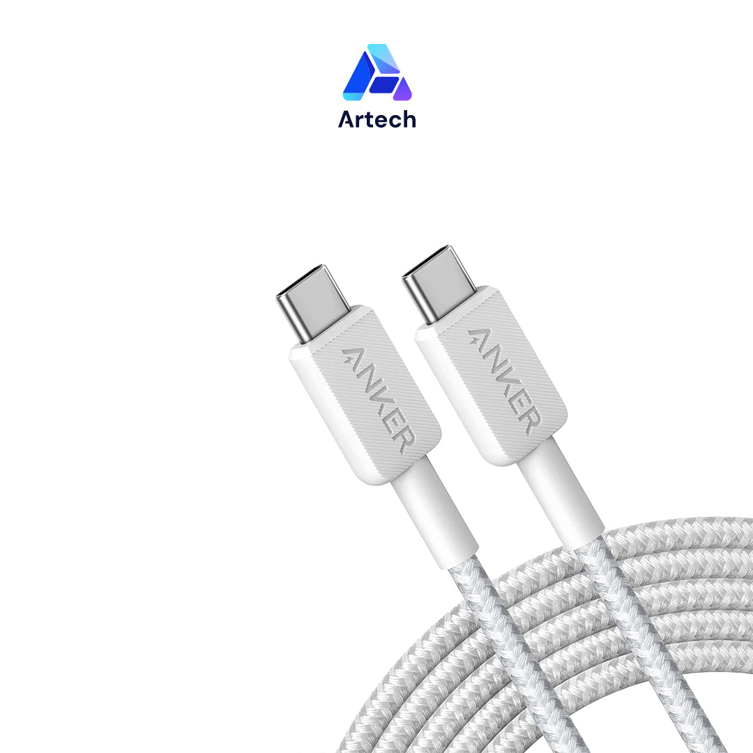 Anker Durable Braided Fast-Charging Cable white(1.m)