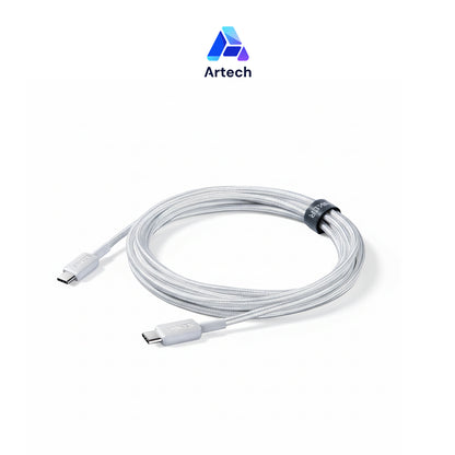Anker Durable Braided Fast-Charging Cable white(1.m)