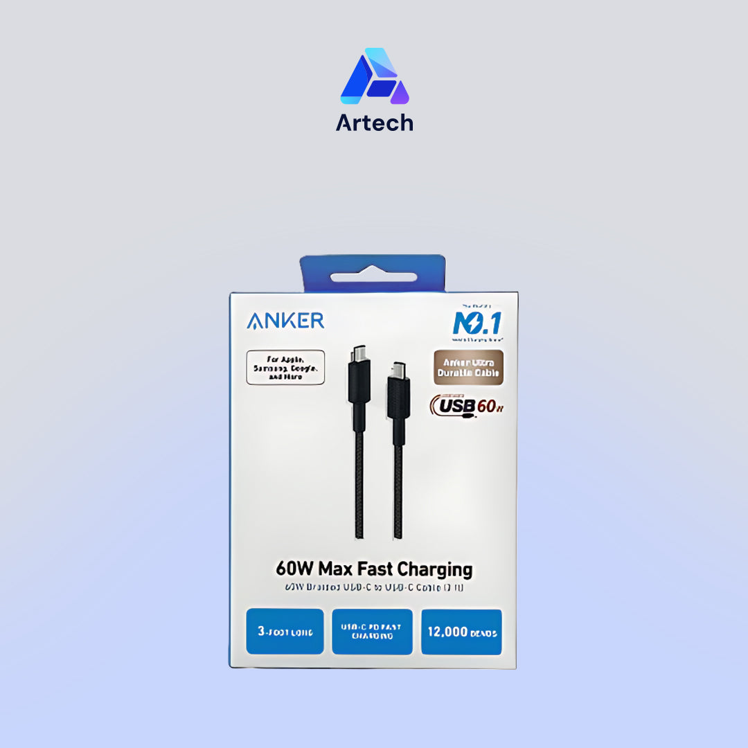 Anker Durable Braided Fast-Charging Cable Black(1.m)