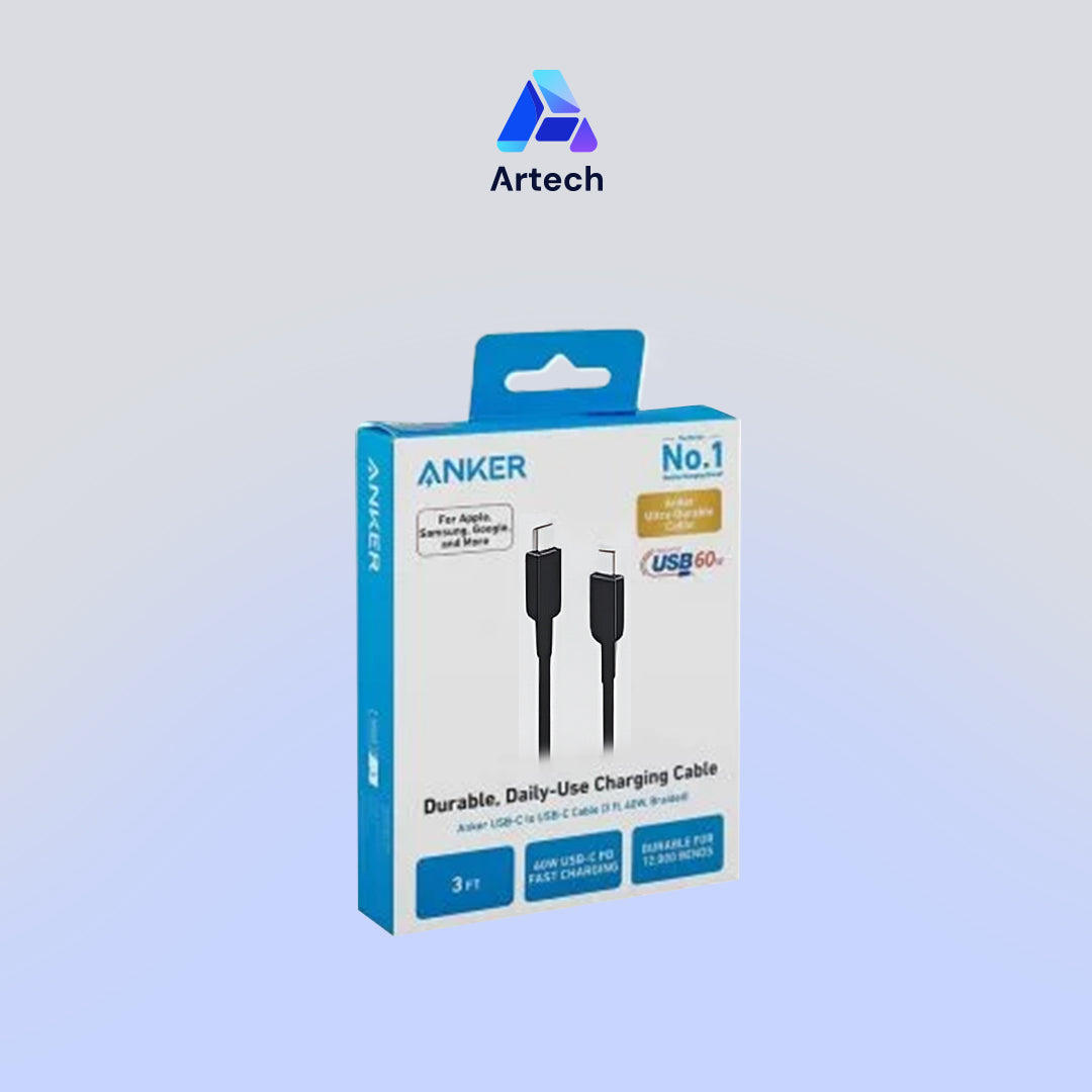 Anker Durable Braided Fast-Charging Cable Black(1.m)
