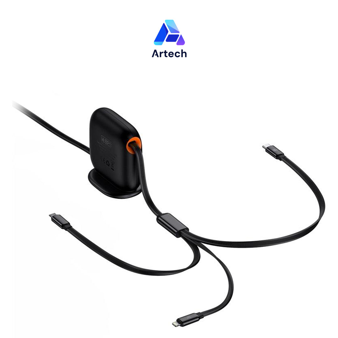 شاحن سريع 3 في 1 بقوة 100 واط من باسيوس 