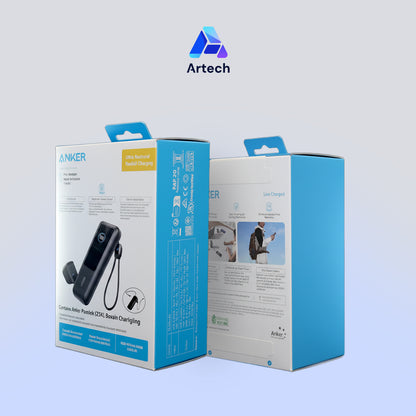 Anker Power Bank (25K, 165W) with Built-In USB-C and Retractable Cables