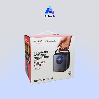 Nebula Mars 3 Air - Cinematic Portable Projector with Built-In Battery